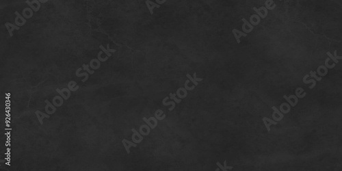 Dark Black background texture, old vintage charcoal black backdrop paper with watercolor. Abstract background with black wall surface, black stucco texture. Black gray satin dark texture luxurious.