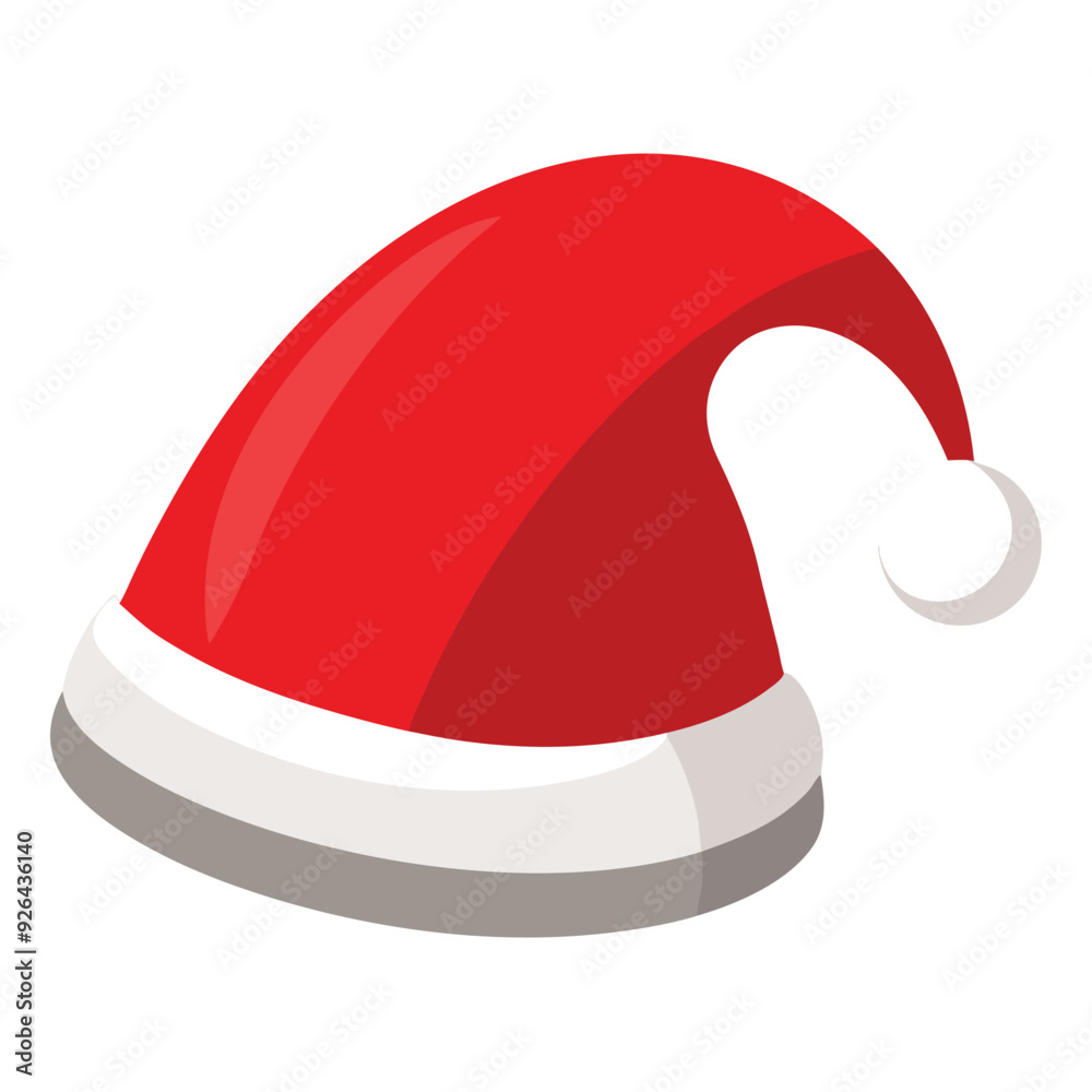 Santa claus hat isolated on a white background Santa claus hat isolated on a white background