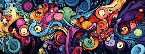 abstract beautiful pattern and color combination background