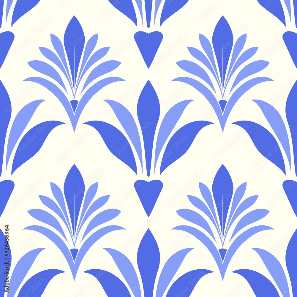 Blue and white luxury vector seamless pattern. Ornament, Traditional, Ethnic, Arabic, Turkish, Indian motifs. Great for fabric and textile, wallpaper, packaging design or any desired idea. Blue and white luxury vector seamless pattern. Ornament, Traditional, Ethnic, Arabic, Turkish, Indian motifs. Great for fabric and textile, wallpaper, packaging design or any desired idea.