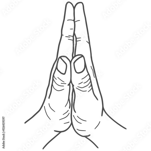 namaste gesture