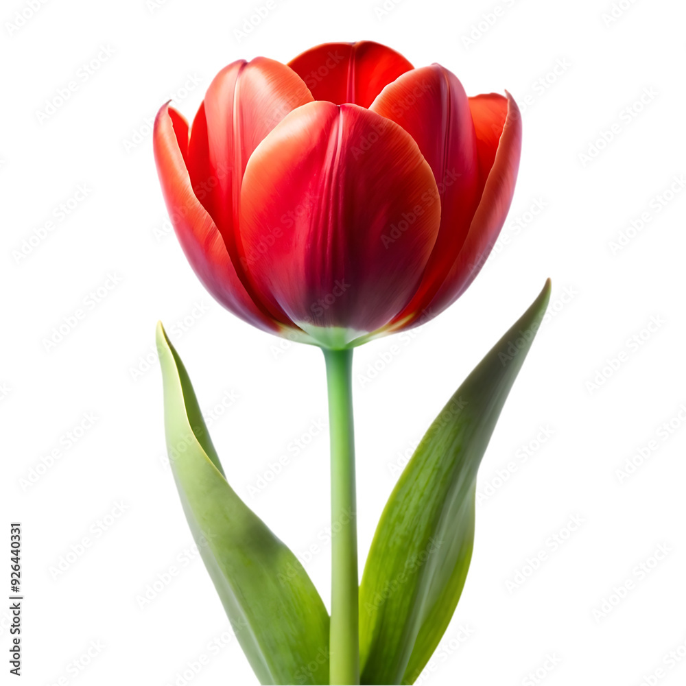 red tulip isolated on white red tulip isolated on white