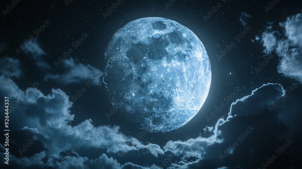 Full Moon in a Night Sky Full Moon in a Night Sky