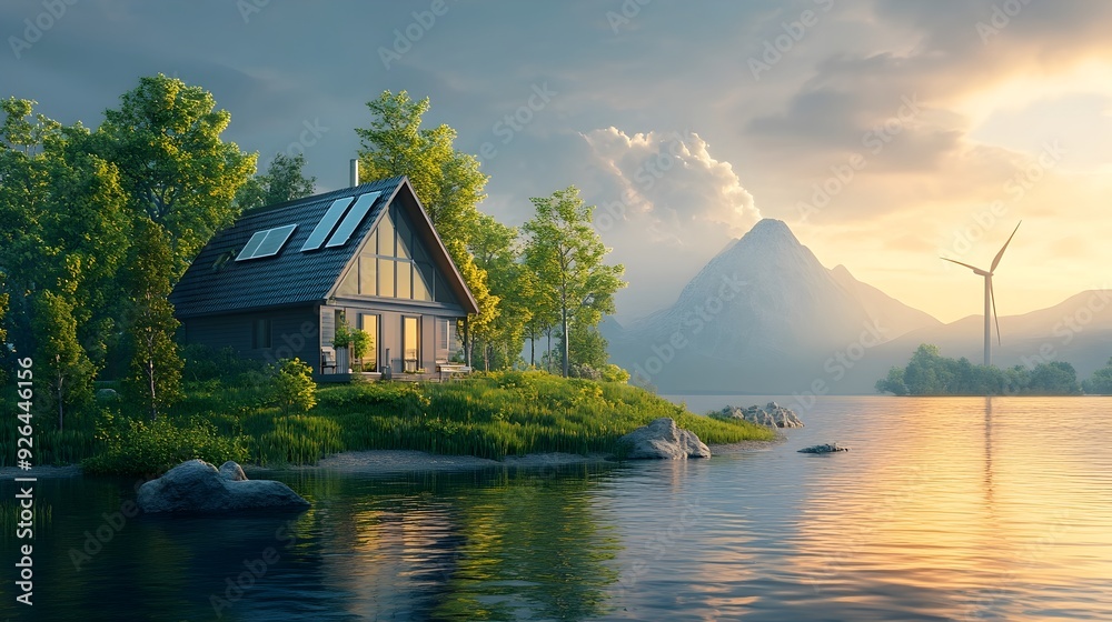 Fototapeta premium Energy Conservation Strategies for Environmental Sustainability