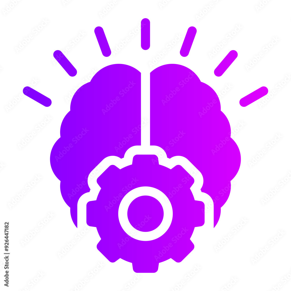 Obraz premium ability gradient icon