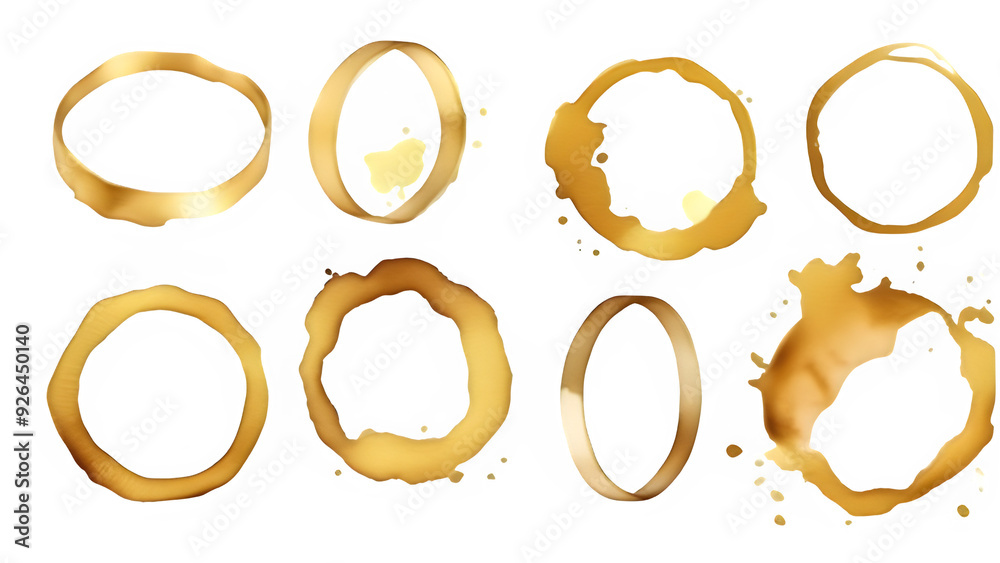 A gold stain ring A gold stain ring