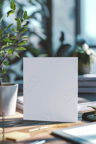 Blank sticky notes stand ready for brainstorming, blending practical planning. Generative ai.