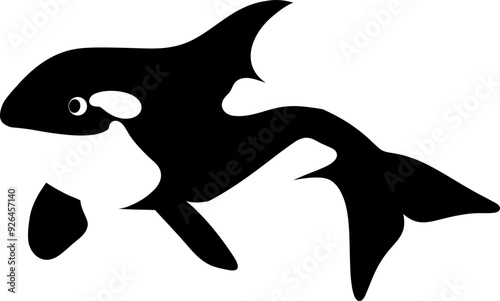 Hand-Drawn Orca Illustration