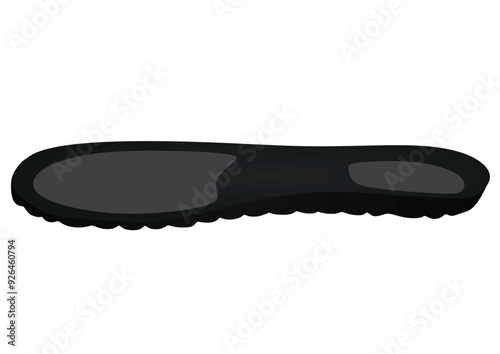 Foot sport insole. vector illustration