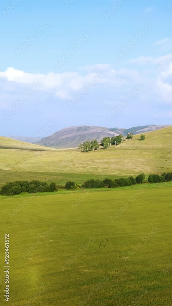 Aerial view of rural area during summer Aerial view of rural area during summer