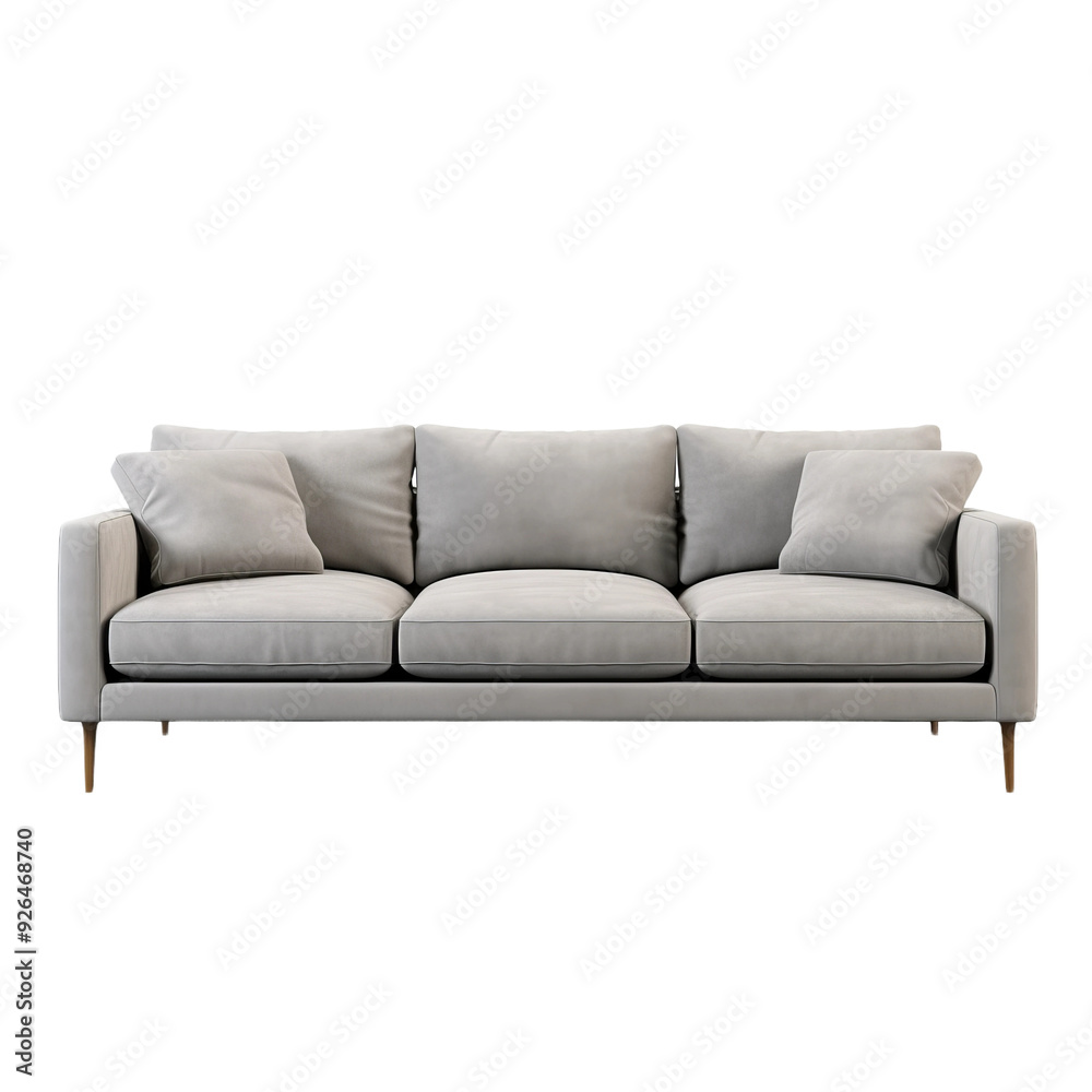 Fototapeta premium sofa isolated on white background
