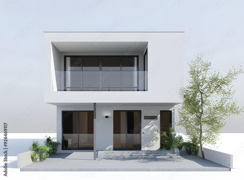 Modern Minimalist Two Story House Design Modern Minimalist Two Story House Design