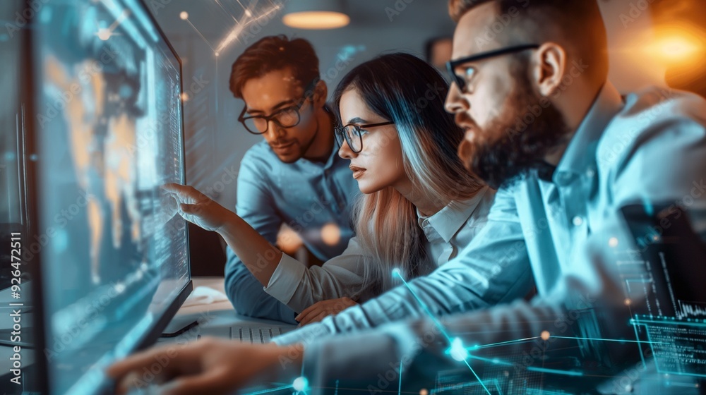 team of software developers building a scalable and secure platform team of software developers building a scalable and secure platform