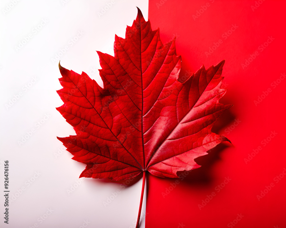 red maple leaf