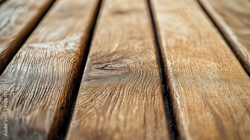 Exquisite Oak Wood Grain Texture on Kitchen Countertop with Visible Cracks - Natural Beauty and Elegance of Hardwood Surface