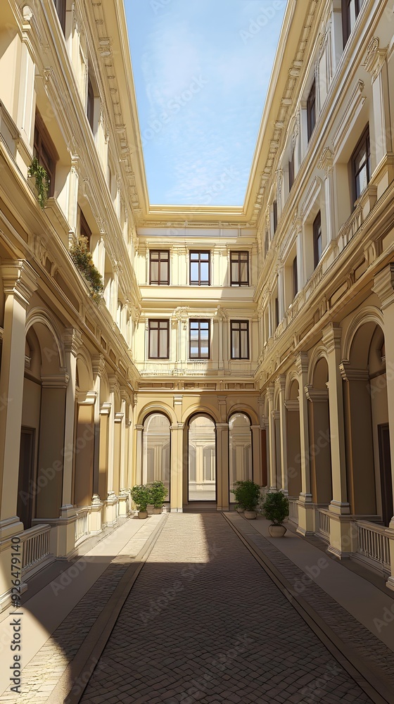 Classical Architecture Courtyard Interior Design Classical Architecture Courtyard Interior Design