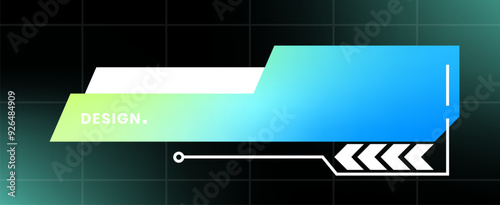 Modern pop up window illustration. Futuristic pop up interface.