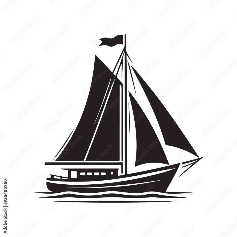 sailboat icon, logo, silhouette design, clean and simple sailboat icon, logo design, boat logo, boat with sea water flow logo icon sailboat icon, logo, silhouette design, clean and simple sailboat icon, logo design, boat logo, boat with sea water flow logo icon
