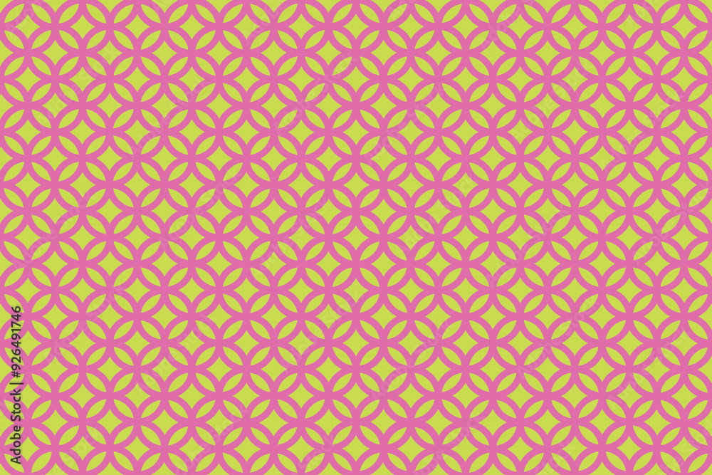 Pink and green seamless geometric pattern Pink and green seamless geometric pattern