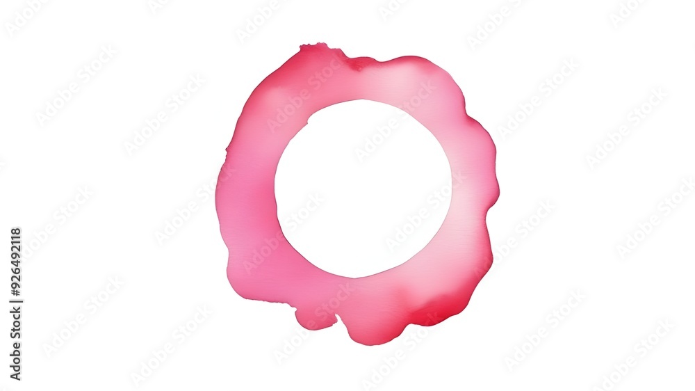 A pink stain ring A pink stain ring