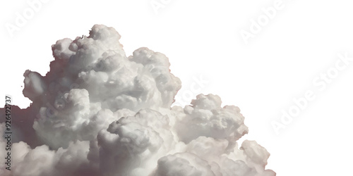 Realistic vector cutout clean white cloud transparent backgrounds special effect. Concept of storm and cloudscape. Fog or cloud on an isolated transparent background.