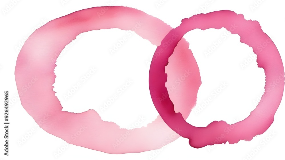 A pink stain ring A pink stain ring