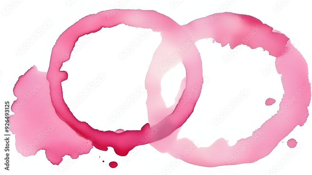 A pink stain ring A pink stain ring