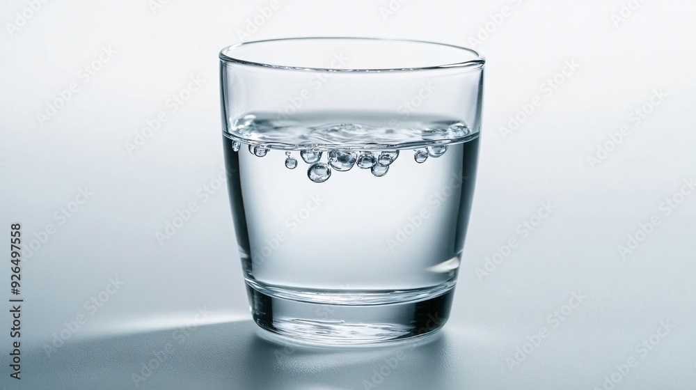 Clear glass filled with water Clear glass filled with water