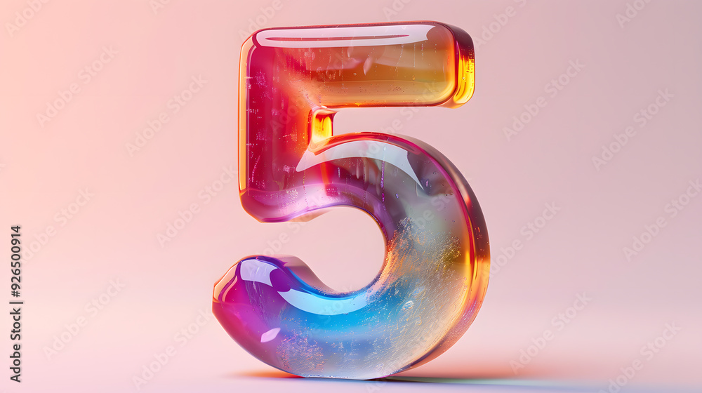 Number 5 with Gradient Hue
Number 5 with Gradient Hue