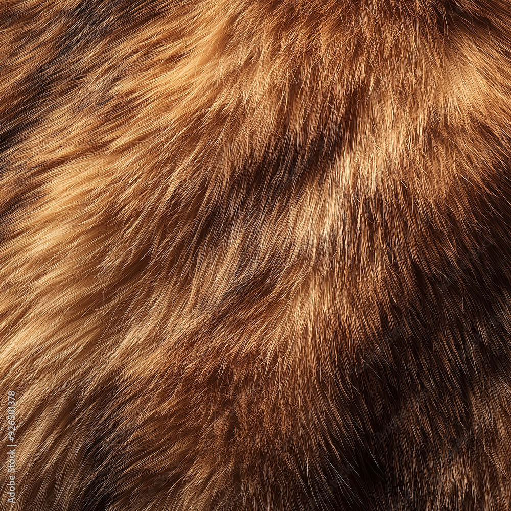 Close-up of luxurious animal fur in warm, rich brown hues. Background for luxury textile design or fashion concepts. Close-up of luxurious animal fur in warm, rich brown hues. Background for luxury textile design or fashion concepts.
