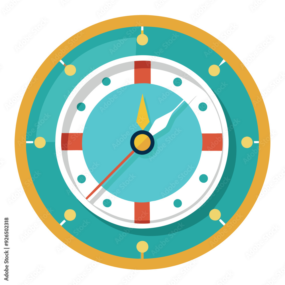 Timeless Clock Vector Design Illustration Timeless Clock Vector Design Illustration