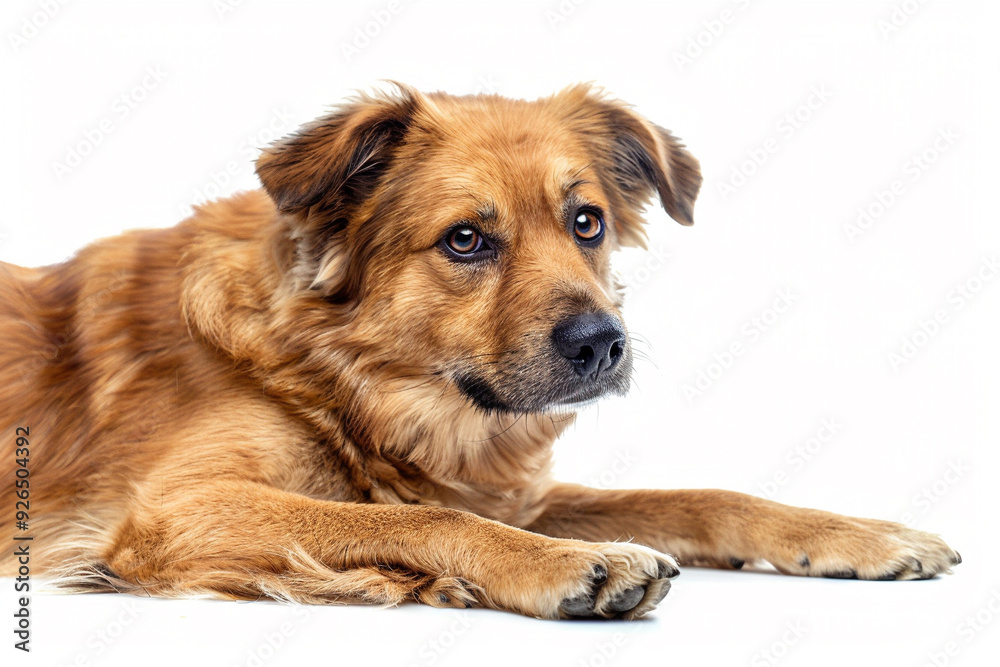 Portrait of a Brown Dog Portrait of a Brown Dog