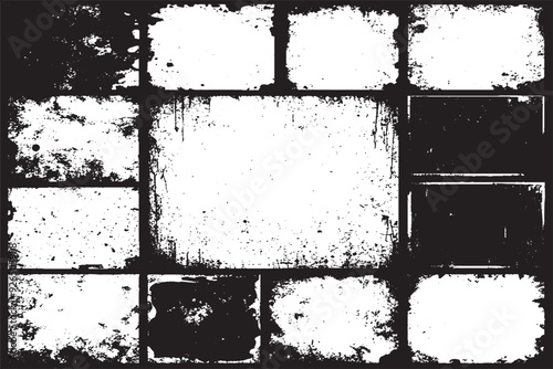 Grunge Textures Collection Background Set
