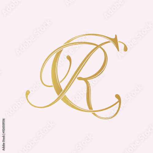 RC, CR, logo RC, Letter RC,monogram RC, vector, logo, Wedding Monogram Initials, Wedding Logo, Wedding Monogram,Logo Design