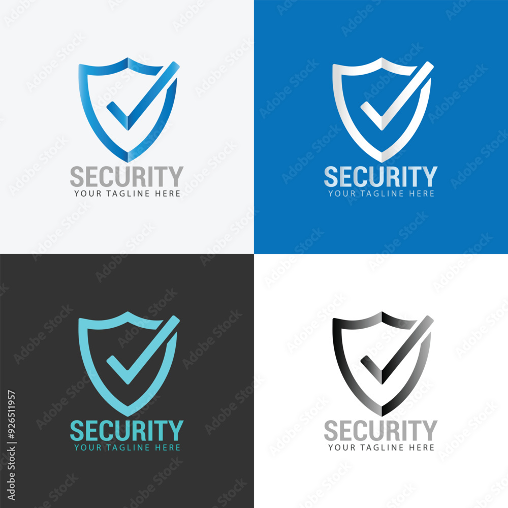 security logo shield icon emblem vector security logo shield icon emblem vector