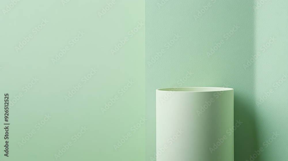 A smooth, pastel green background with a gentle gradient, ideal for fresh and calming designs A smooth, pastel green background with a gentle gradient, ideal for fresh and calming designs