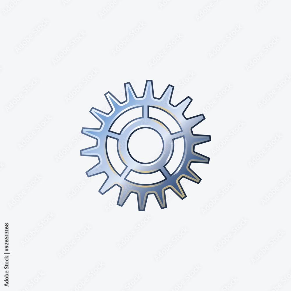gear wheels isolated on white
