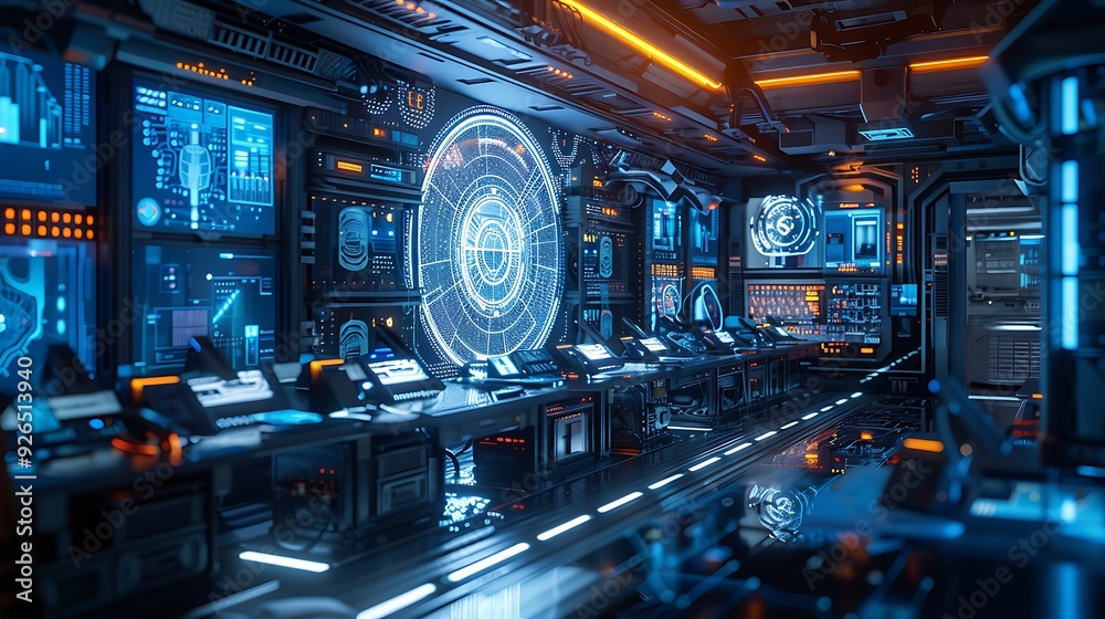 A futuristic lab with AI-driven quantum computers visualizing quantum circuits on holographic screens, showcasing intricate quantum algorithms and data streams. Created Using: advanced technology, A futuristic lab with AI-driven quantum computers visualizing quantum circuits on holographic screens, showcasing intricate quantum algorithms and data streams. Created Using: advanced technology,