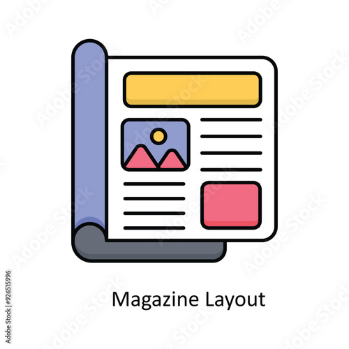 Photo Album vector filled outline Icon Design illustration. Design And Development Symbol on White background EPS 10 File