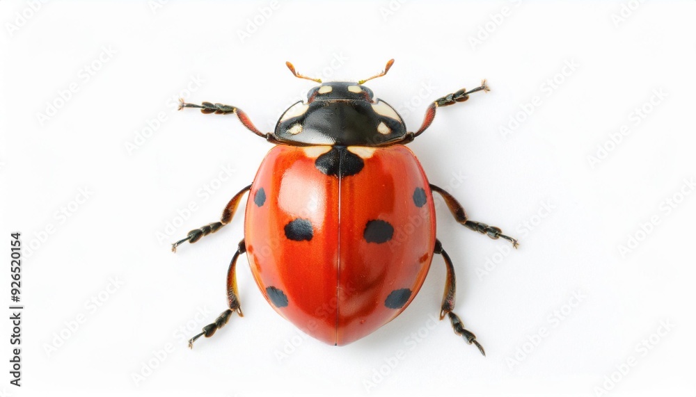 Ladybug on White Surface Ladybug on White Surface
