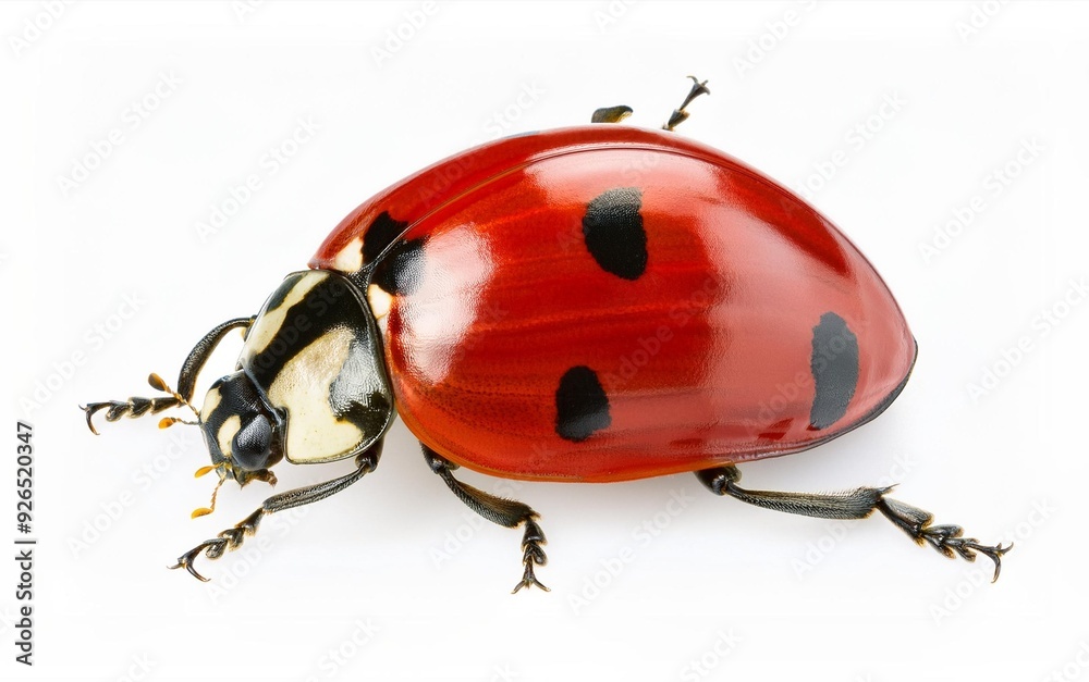 Ladybug on White Surface Ladybug on White Surface