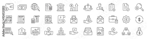 Accounting icons