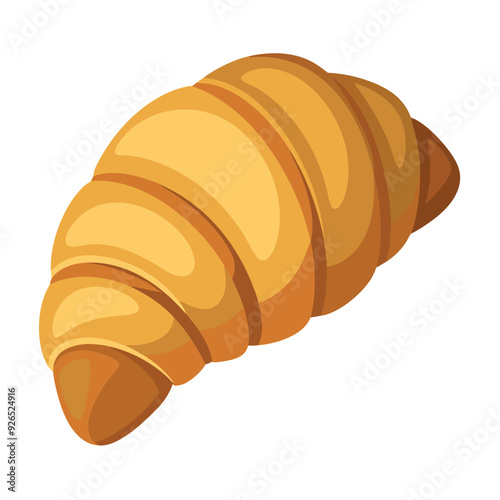 Delicious Croissant Vector Design Illustration