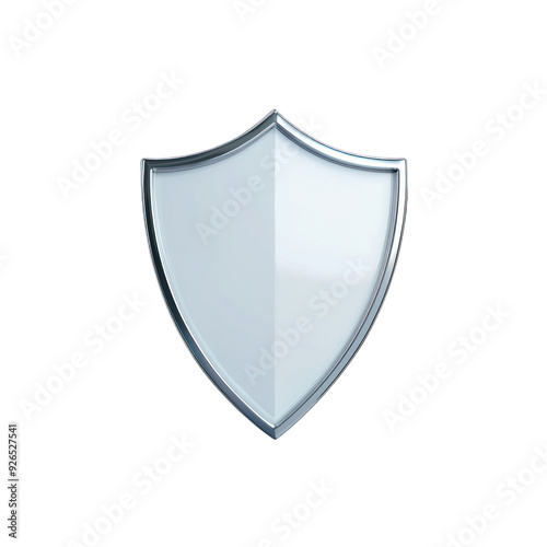 Free Download A sleek, modern shield icon symbolizing protection, security, and defense in a digital or physical context. transparent background - GFXLoad