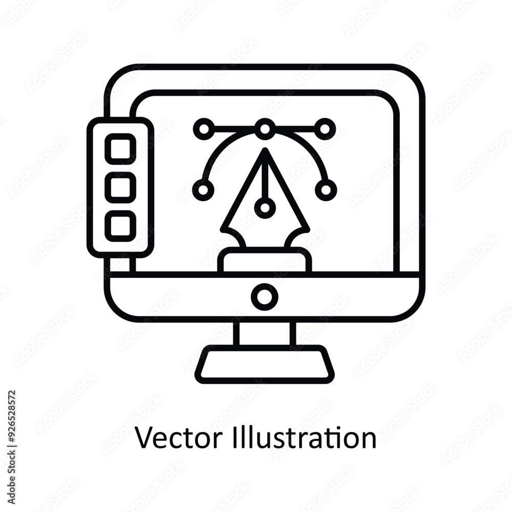 Vector Illustration vector filled outline Icon Design illustration. Design And Development Symbol on White background EPS 10 File Vector Illustration vector filled outline Icon Design illustration. Design And Development Symbol on White background EPS 10 File