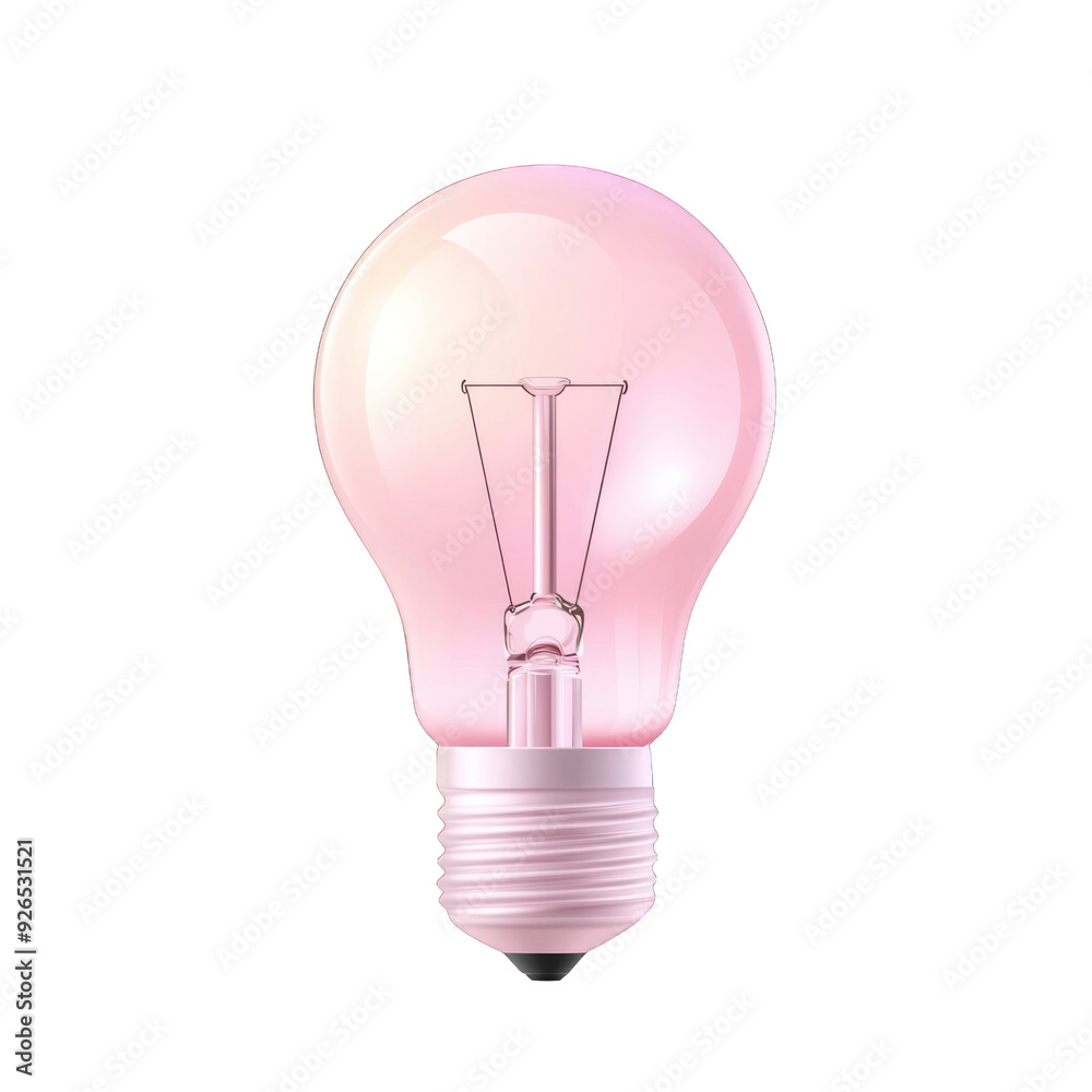 A stylish pink light bulb design, perfect for modern interiors or creative projects, adding a unique touch to any setting. transparent background A stylish pink light bulb design, perfect for modern interiors or creative projects, adding a unique touch to any setting. transparent background