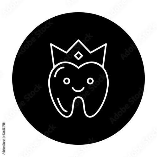 tooth with crown