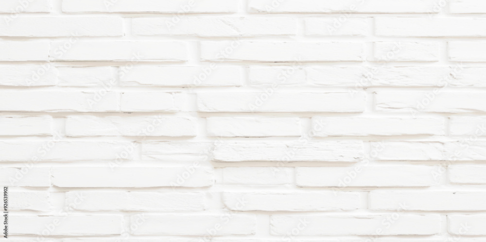 Fototapeta premium white brick wall background. Detail of a white brick wall texture. White brick wall background seamless pattern. white brick wall texture background 