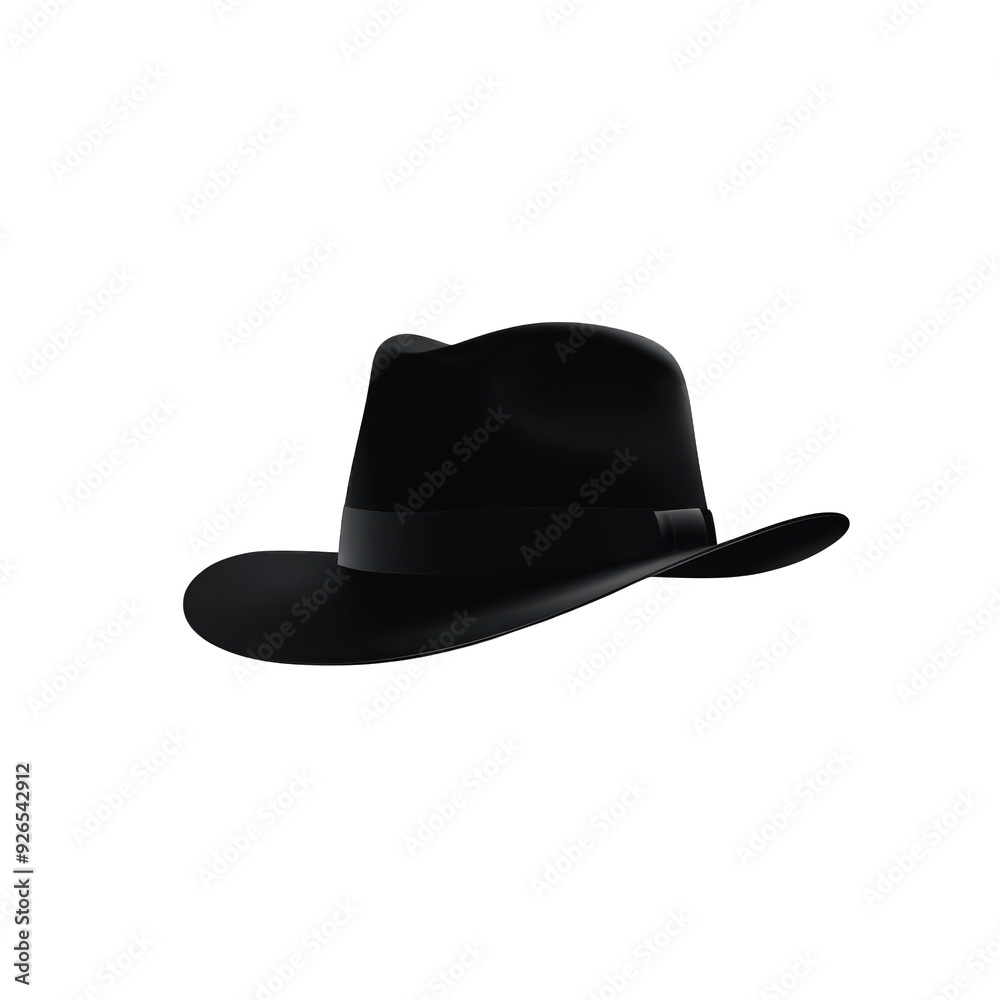 Elegant black cowboy hat perfect for fashion shoots, ranch themes, or western-themed events, adding style and character. transparent background Elegant black cowboy hat perfect for fashion shoots, ranch themes, or western-themed events, adding style and character. transparent background