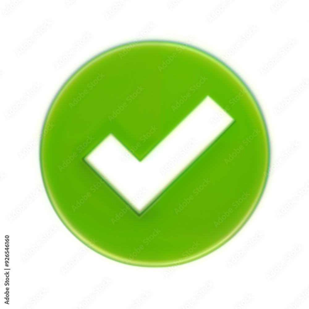 Symbol V. Green check mark sign. Generative AI Symbol V. Green check mark sign. Generative AI